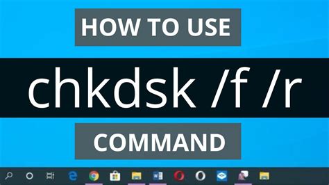 chkdsk /f vs /r|how to chkdsk in cmd.